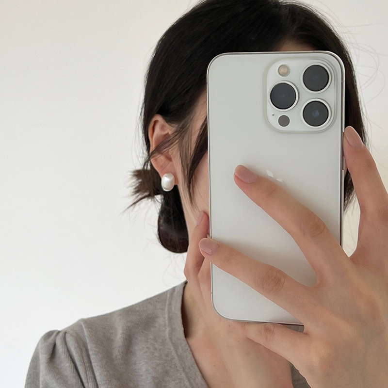 The 2023 new brushed matte teardrop ear buckle is a minimalist and versatile women's earpiece with a niche design and a high-end feel Specification image