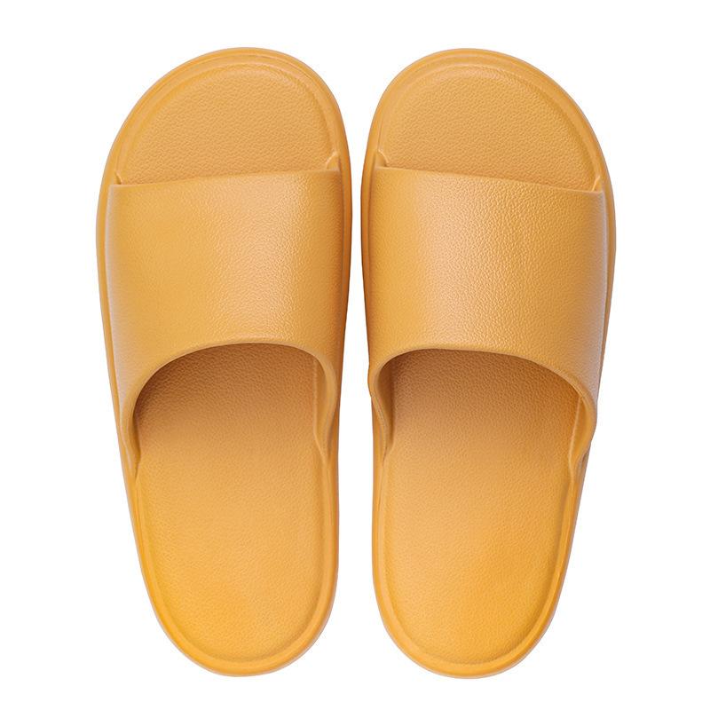 Home Slippers Solid Color Wear Resistant Fashion Anti-Slip Couple Bathroom Slippers Outdoor Men And Women Slippers Tide Wholesale Item Picture