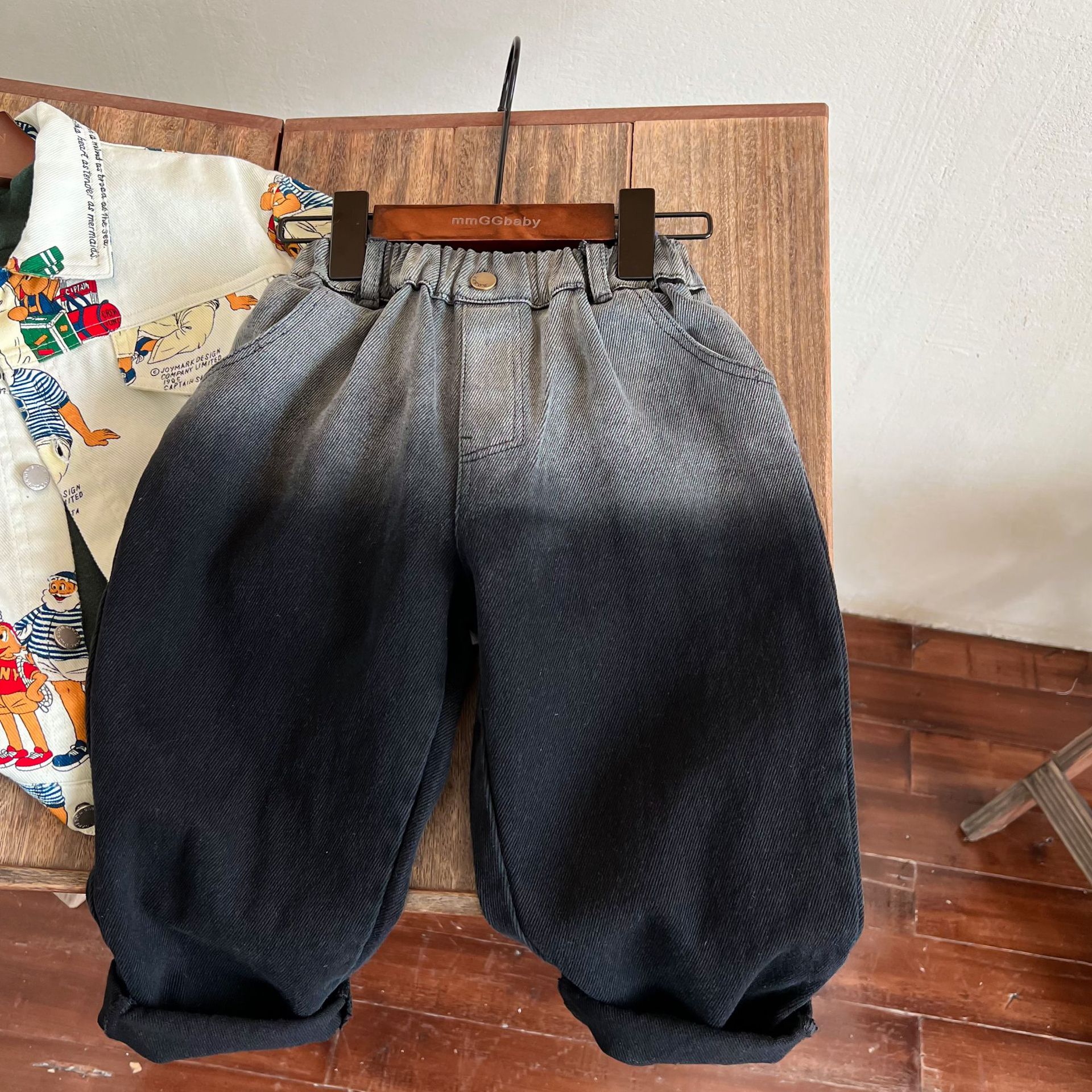 Gradient color jeans, children's pants, autumn and winter casual pants, girls' pants, 2022 autumn and winter new arrivals Application Scenario