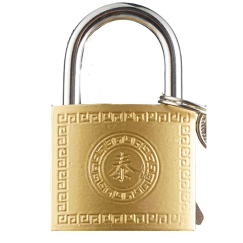 Wholesale of copper-like padlocks, multiple models, single opening, unlocking, school dormitory copper-like lock pieces, Changliang household small lock heads Item Picture