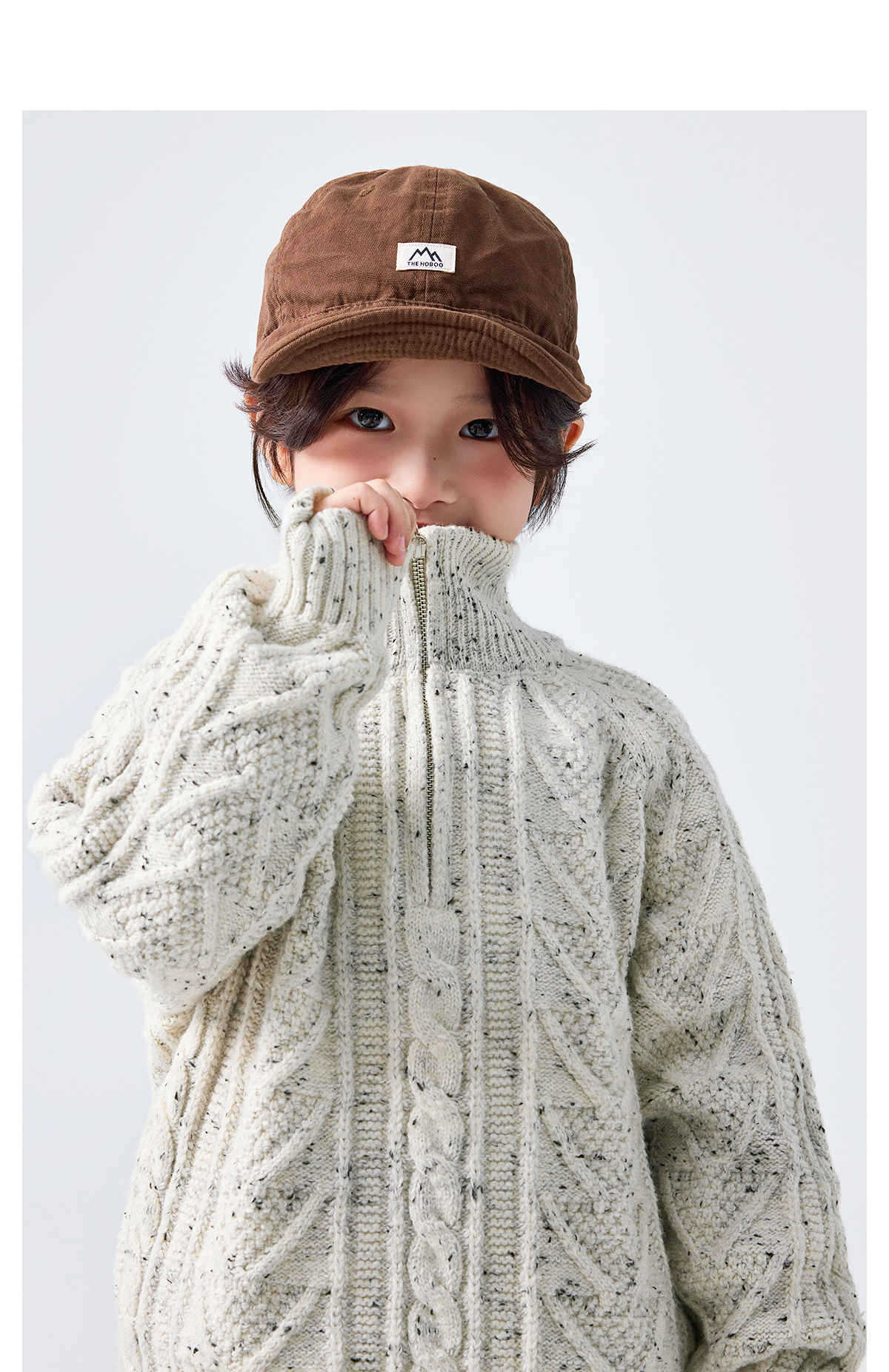 童装男童彩点毛衣2025冬季新款儿童半开衫加厚衣服大童秋冬上衣潮详情21