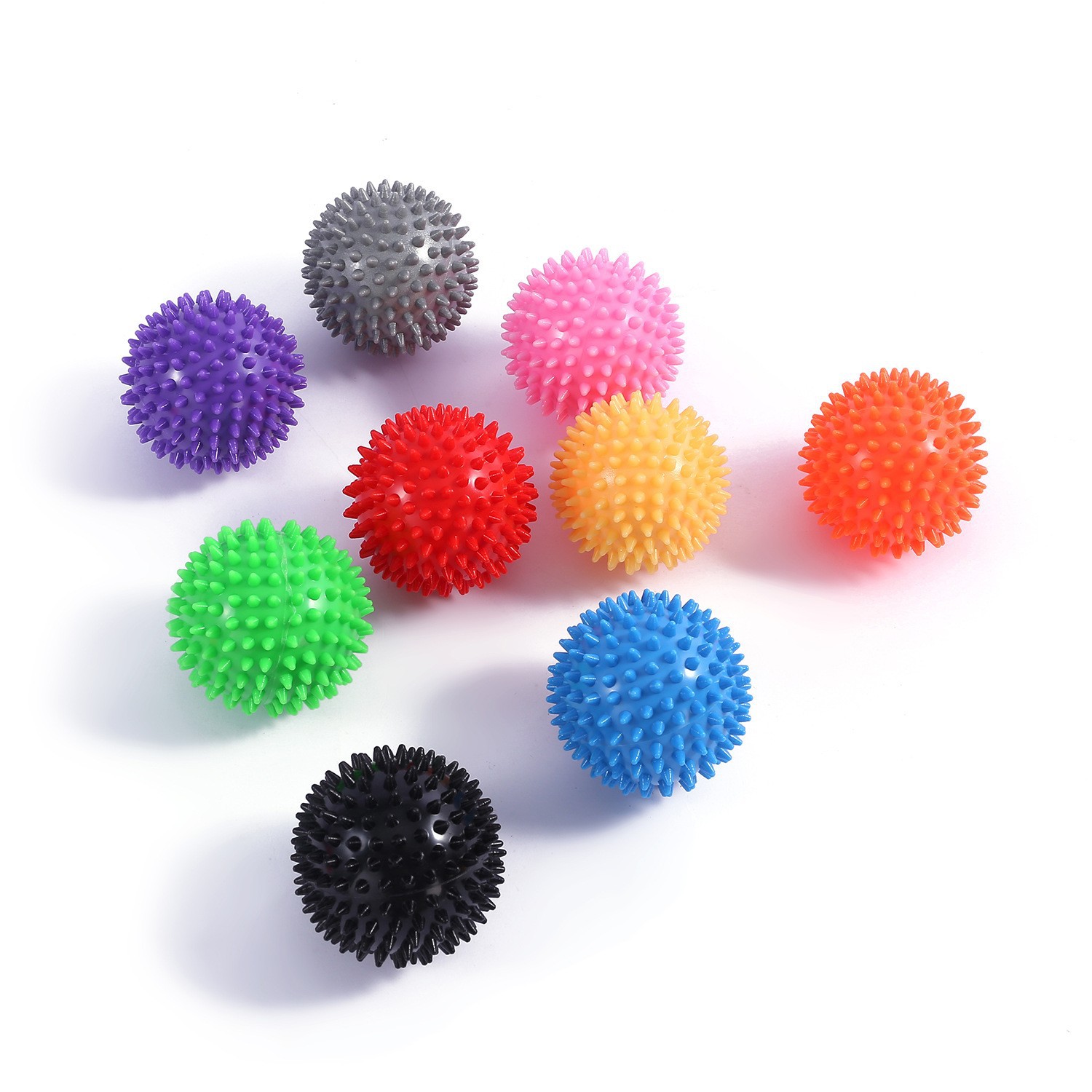 Yoga hedgehog ball, sole muscle fascia ball, PVC massage ball, muscle relaxation, acupoint massage, needling ball, fitness ball