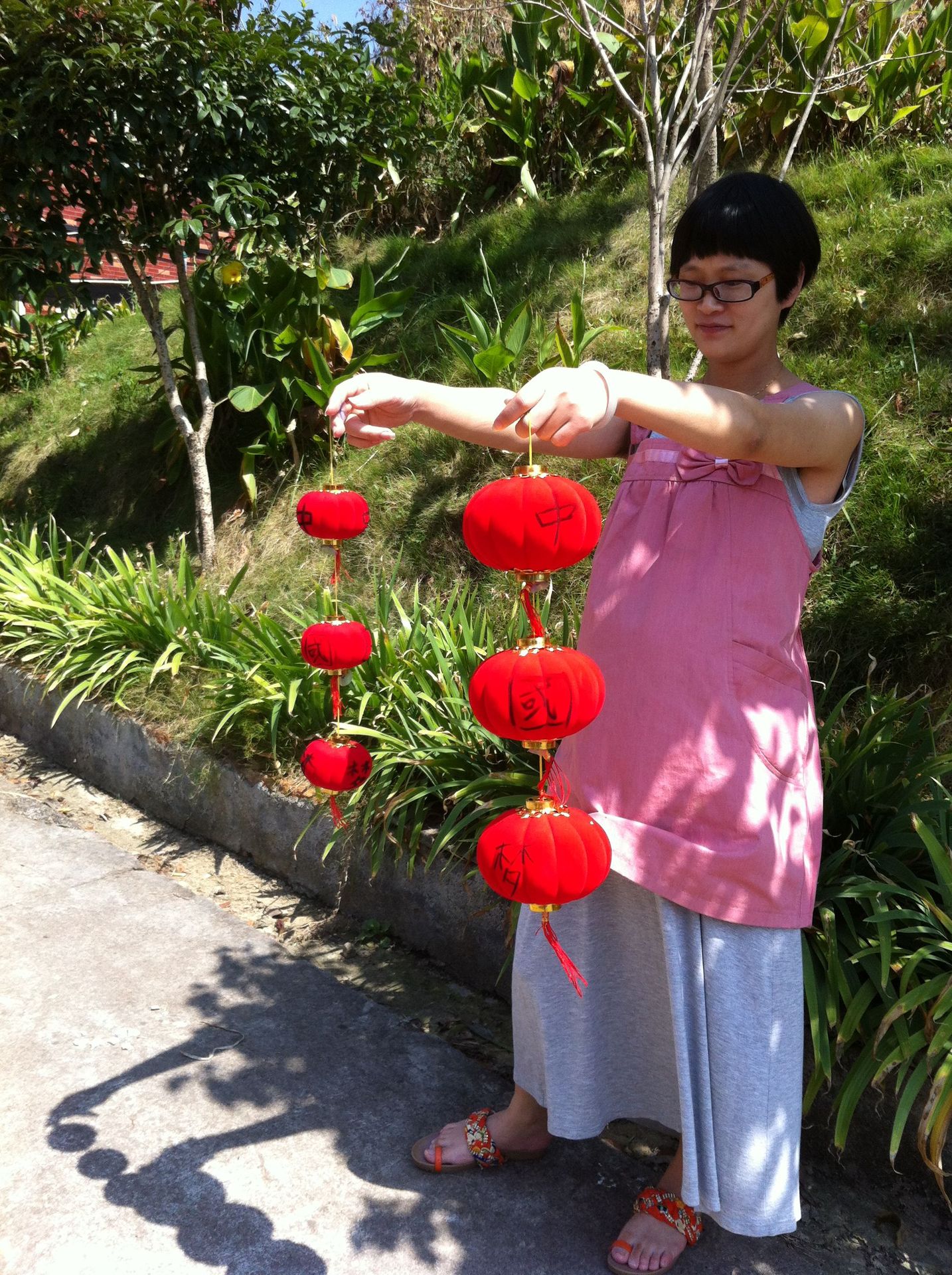 15#植绒小/义乌植绒小灯/喜庆婚礼装饰白底实物图