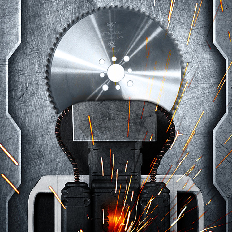 Chenlong sawing machine, metal circular saw machine, hard alloy saw blade, cutting pipe discs, aluminum, stainless steel round steel, cold saw blade details Picture