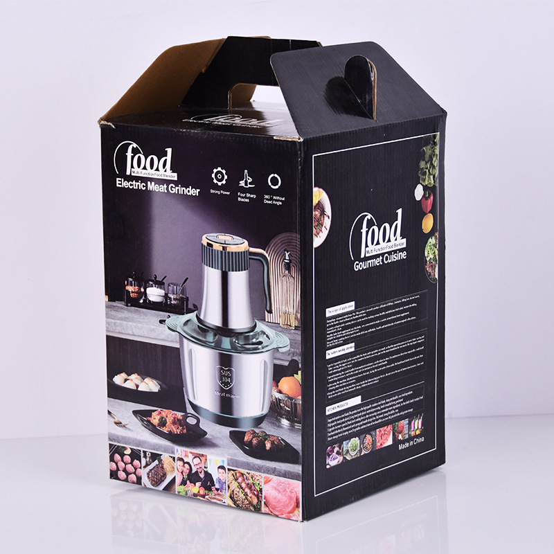 Wholesale Kitchen Multi-Functional Stainless Steel Meat Crusher Small Mincing Mincing Vegetables Electromechanical Cooking Machine Home Meat Grinder Specification drawing