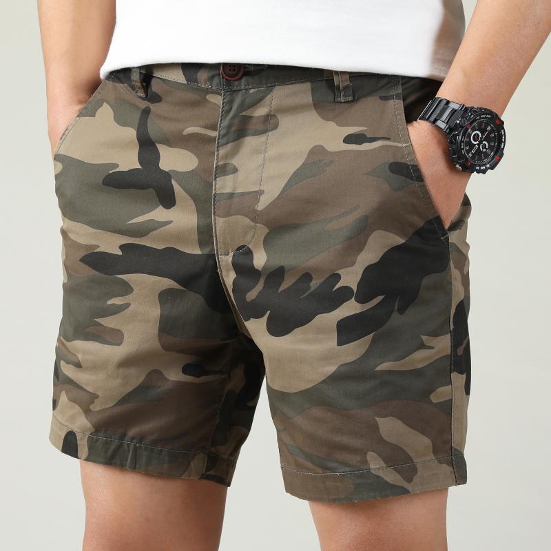 New camouflage workwear shorts for men, loose men's casual pants, capri pants for summer men's cross-border wear Application Scenario