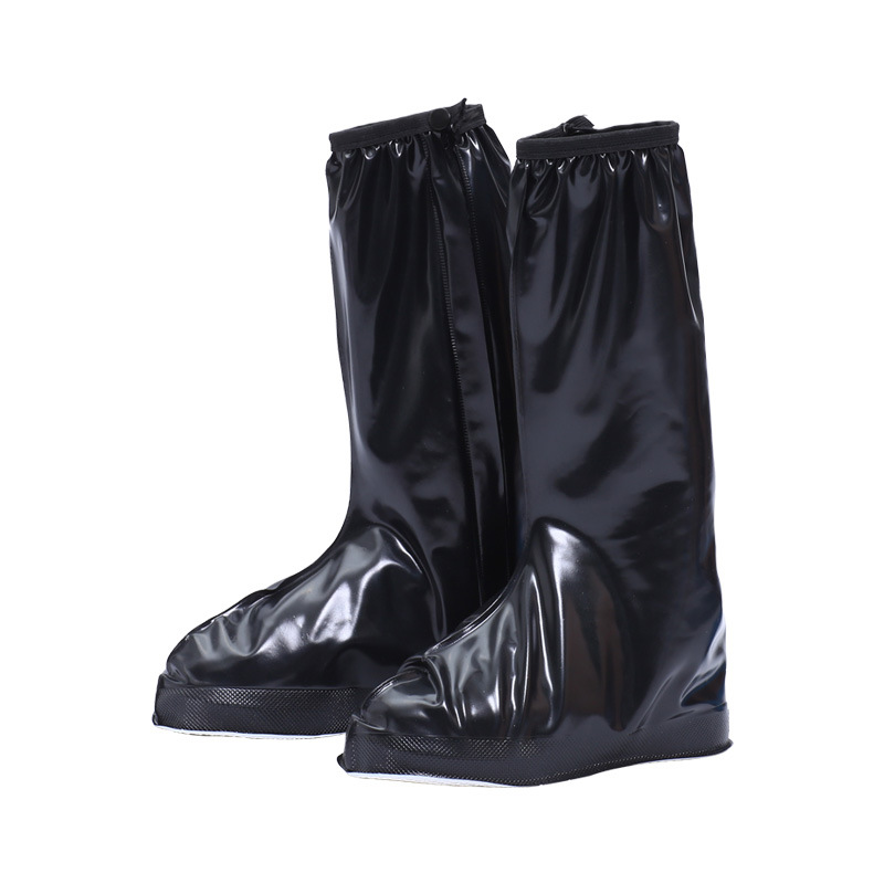 Rain rain high rain shoes cover female rainy waterproof shoe cover non-slip thickened wear-resistant waterproof shoe cover travel rain boot cover Item Picture