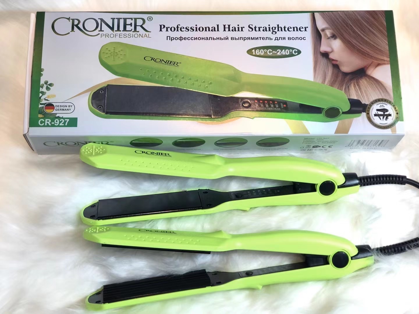 CRONIER's new CR-927 straightener doesn't hurt your hair, Curler, Corn, electric splint, wave splint Item Picture