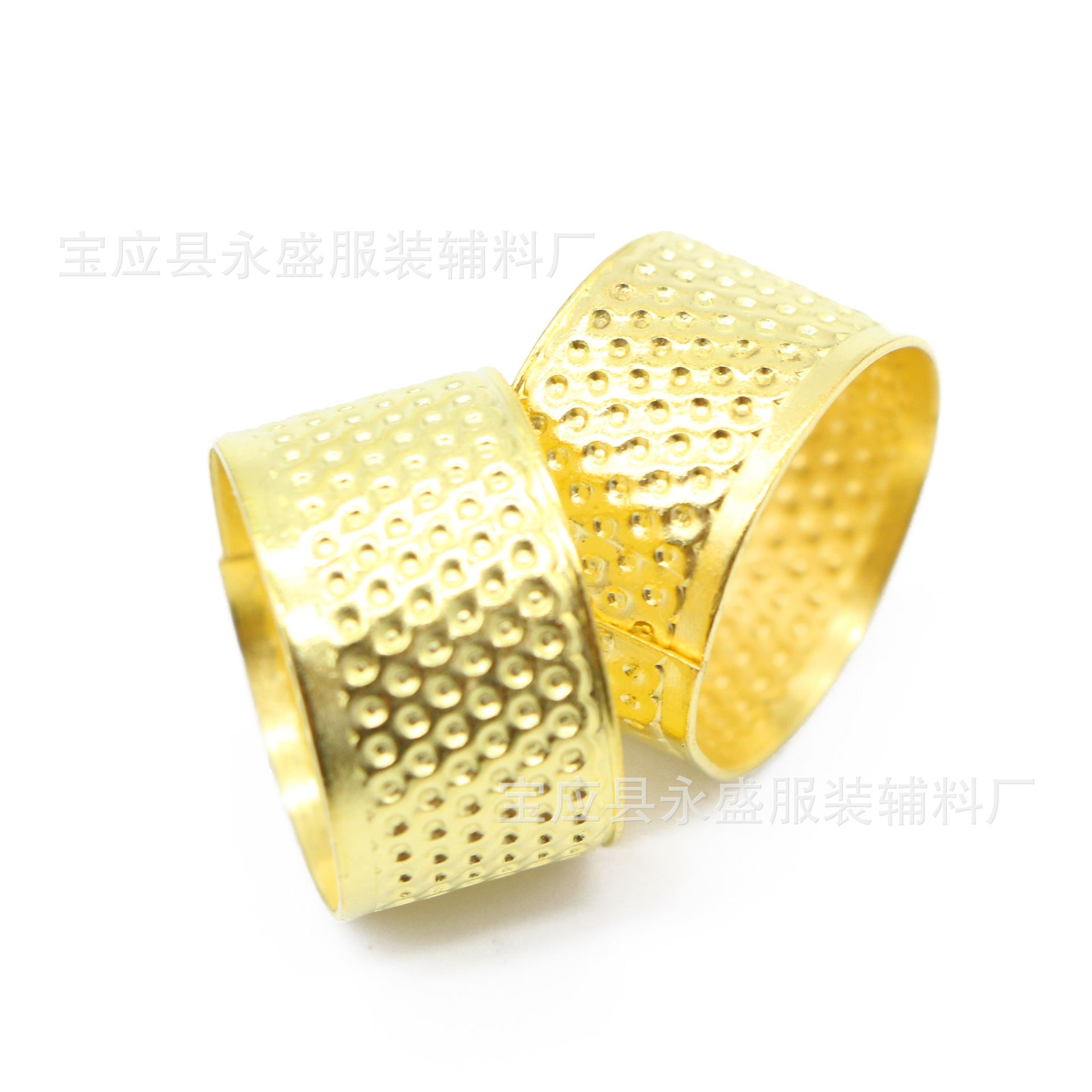 Wholesale of ordinary household gold rings, thimbles, DIY thimble rings, sewing finger guards, and mending accessories from the manufacturer Application Scenario