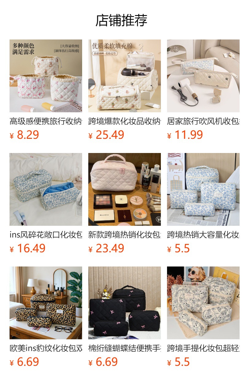 跨境爆款化妆品收纳包大容量手提包便携旅行包吹风机工具收纳包详情8