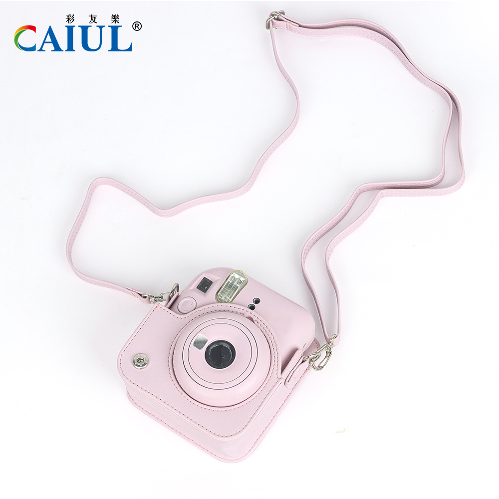 Aplicable fuji mini12 solid color stand up bolsa de cámara funda protectora bolsa de fotografía PU funda de cámara bolsa de almacenamiento Specification image