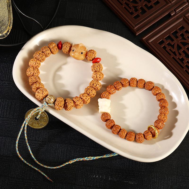 Maharashtra Beads Bracelet Single Circle Men And Women Holding Rosary Tray Play Bracelet Tibetan Buddhist Beads Play Hand Jewelry Specification drawing