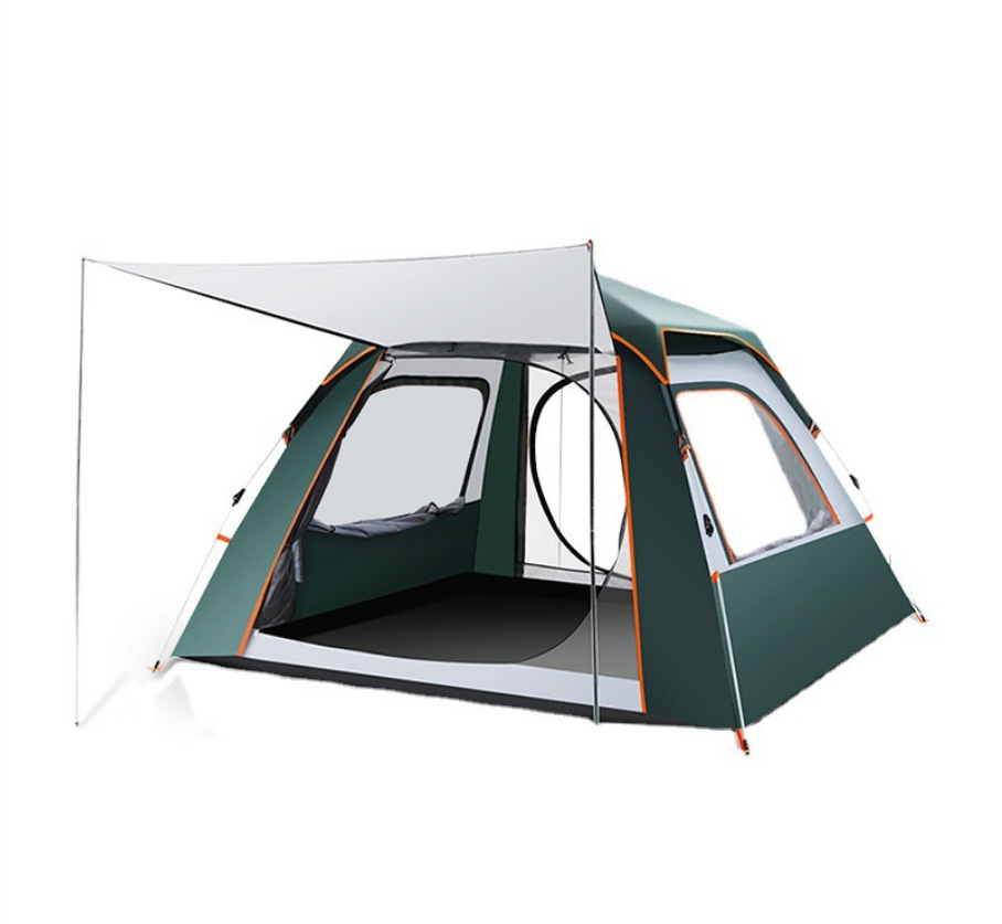 帐篷户外露营便携式可折叠自动加厚防晒野外野餐家用全套野营装备详情图5
