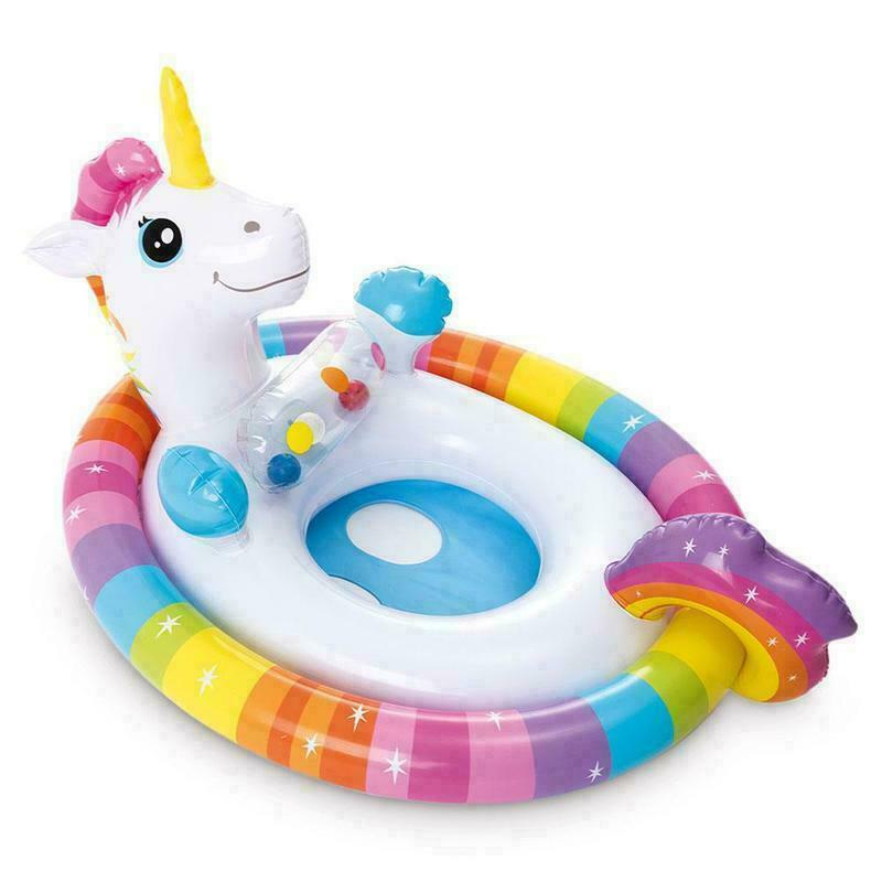 INTEX59570 Cartoon animal-shaped baby seat ring, baby armpit ring, safety pvc water play float ring wholesale Item Picture
