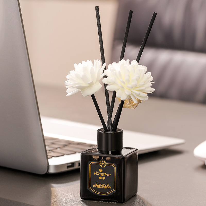 Black Home Fire Free Aromatherapy Diffuser Hotel Toilet Toilet Deodorant Air Fresh Rattan Aromatherapy Decoration Application Scenario