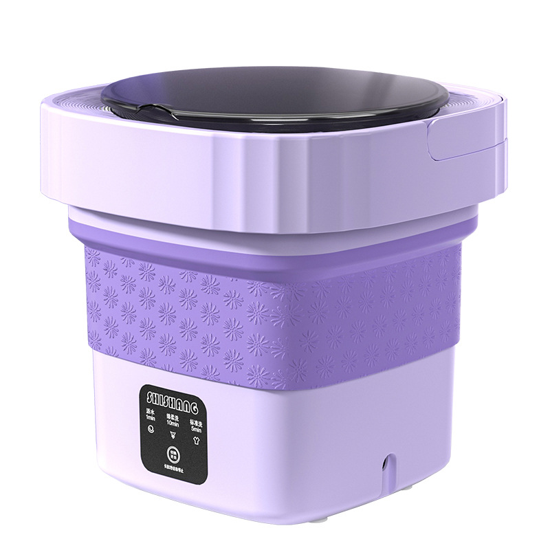 6L折叠便携式迷你洗衣机内衣裤专用小型全自动洗脱一体袜子清洗神详情图5