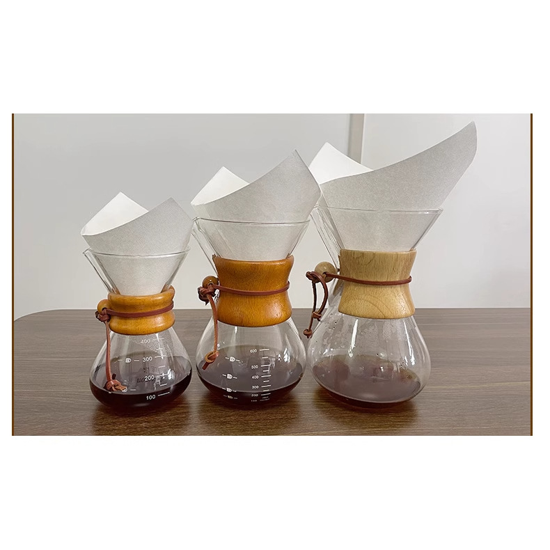 分享壶专用咖啡滤纸折叠咖啡滤纸25cm方形咖啡滤纸40张/包 33cm半