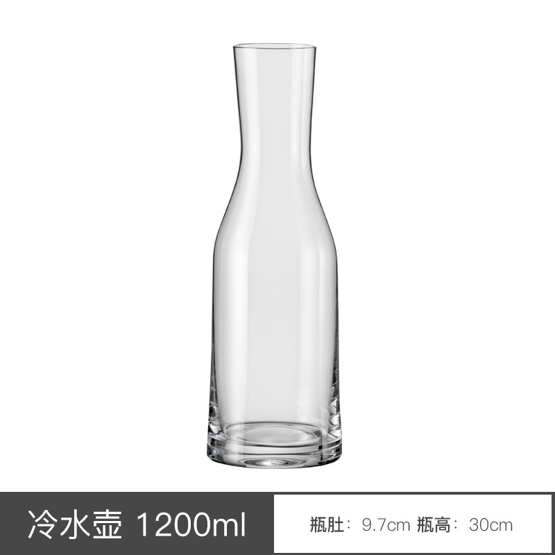 Liquor Dispenser Red Wine Decanter With Handle 捷克进口水晶玻璃酒樽 详情图3