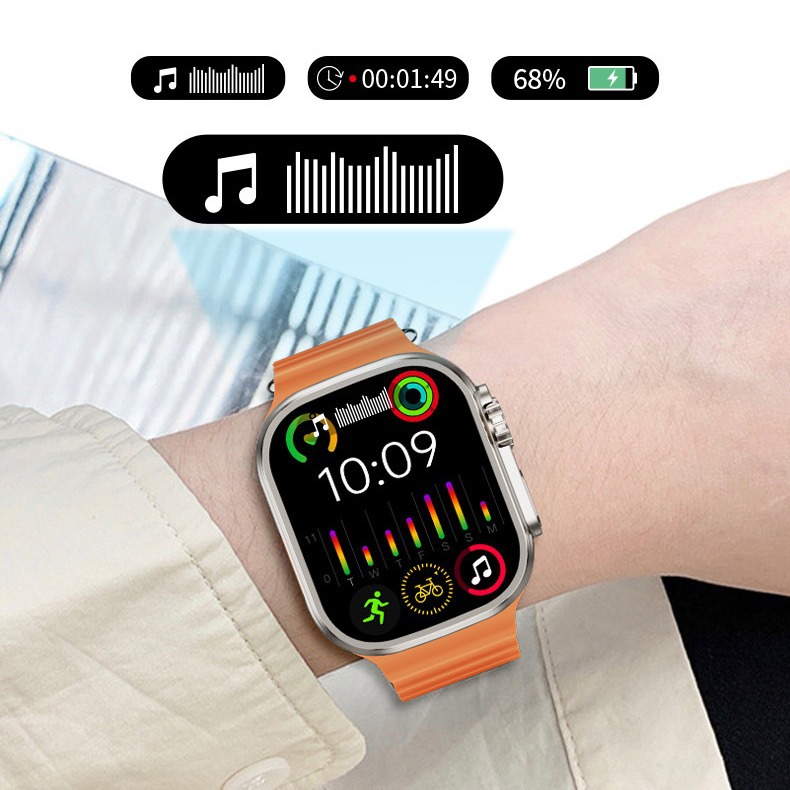 The New Huaqiangbei S9 Smart Watch Cross-Border Phone Call Watch Men And Women's Nfc Sports Bracelet Lingdong Island Item Picture