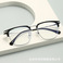 防蓝光新款眼镜框 tr90眉毛金属半框镜架男士复古商务眼镜半金属图