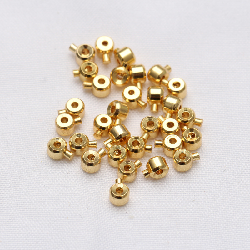 14K Gold Accessories Necklace Buckle Buckle Diy Handmade Bracelet Finishing Clip Wire Rope Fishing Line Locator Buckle Application Scenario
