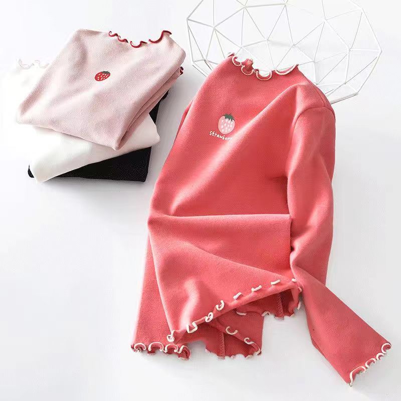 春秋新款长袖上衣韩版长袖童t恤中小童3-7岁弹力打底衫童装代发详情5