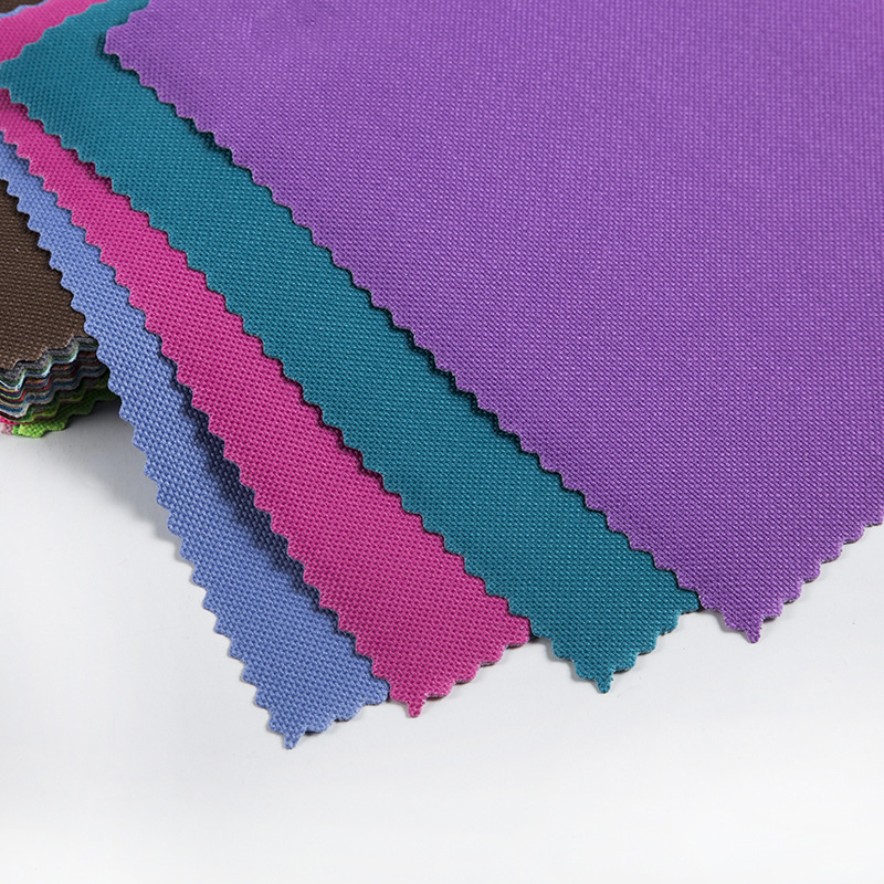 600d纺织针织牛津布600d3*25pvc涂层平纹面料单色涤纶布箱包面料详情图1