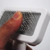 Pet supplies needle combs, dense combs with white dots, cat and dog combs, stainless steel needle pet hair removal combs Specification image