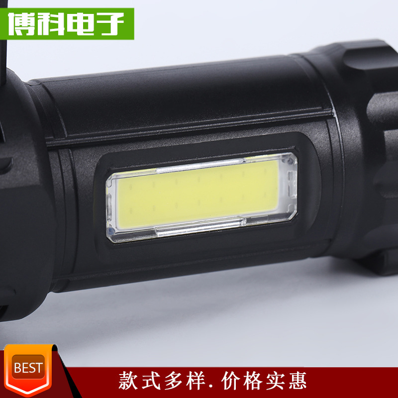 Rechargeable Strong Light Long Range Flashlight Emergency Rescue Multi-Functional Hand Light With Side Light Led Searchlight Application Scenario