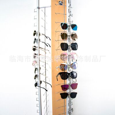 48 sets of lockable rotating wood-grain glasses display stands, sunglasses shelves and spectacle frames Specification image