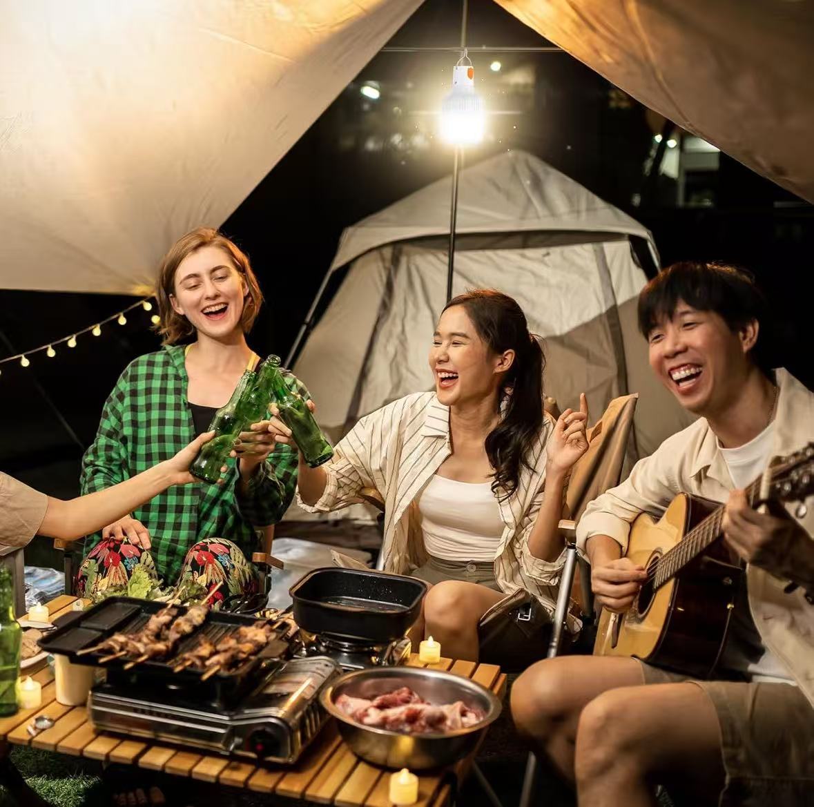 Cross-border USB charging emergency light, portable emergency lighting for vehicles, dust-proof, water-proof, strong light and long battery life pic 14