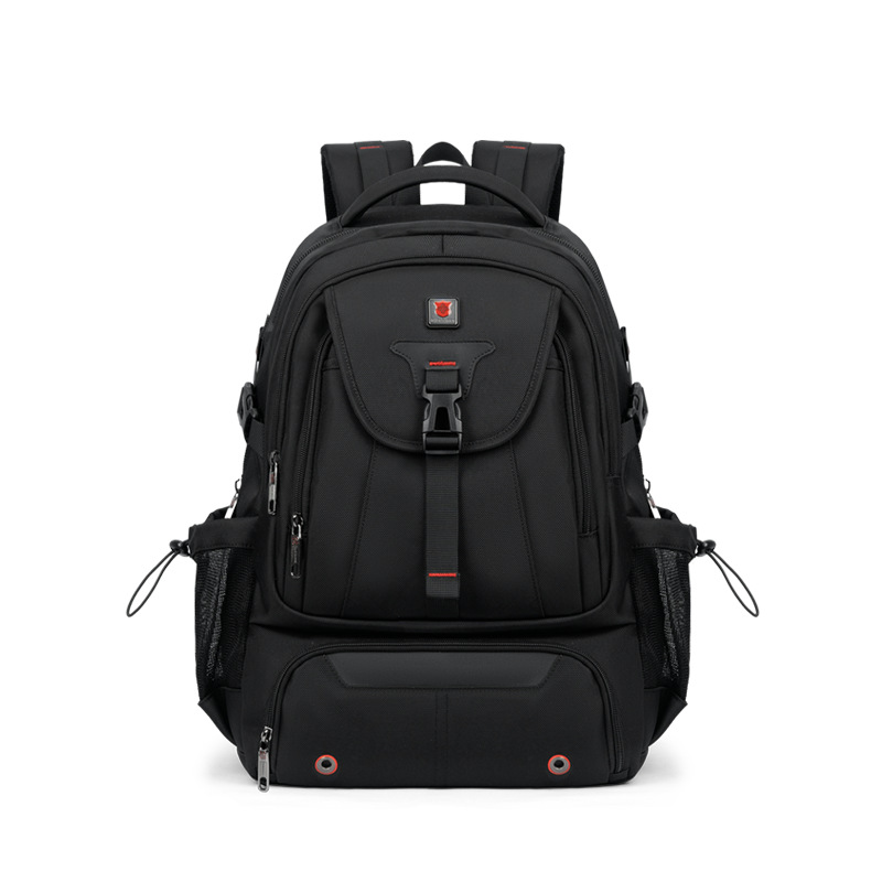 Customized large-capacity men's backpacks, Oxford cloth travel backpacks, sports outdoor hiking bags, and wear-resistant schoolbags Item Picture