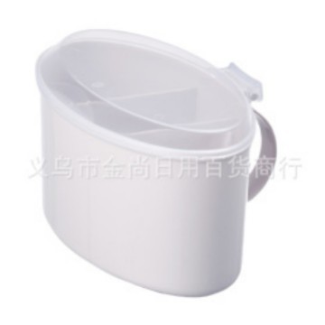 Multi-purpose sauce squeezing bottle, seasoning box, kitchen round combination seasoning bottle with spoon and lid, seasoning box, seasoning bottle, seasoning jar