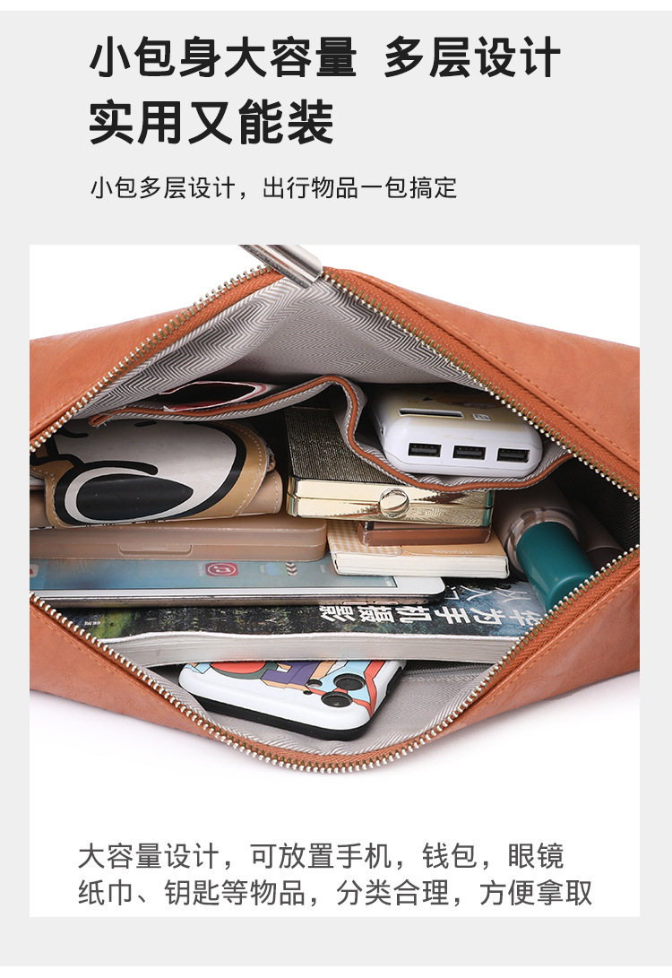 跨境新款包包女通勤包小众月牙包bags亚马逊复古女包单肩斜挎包详情28