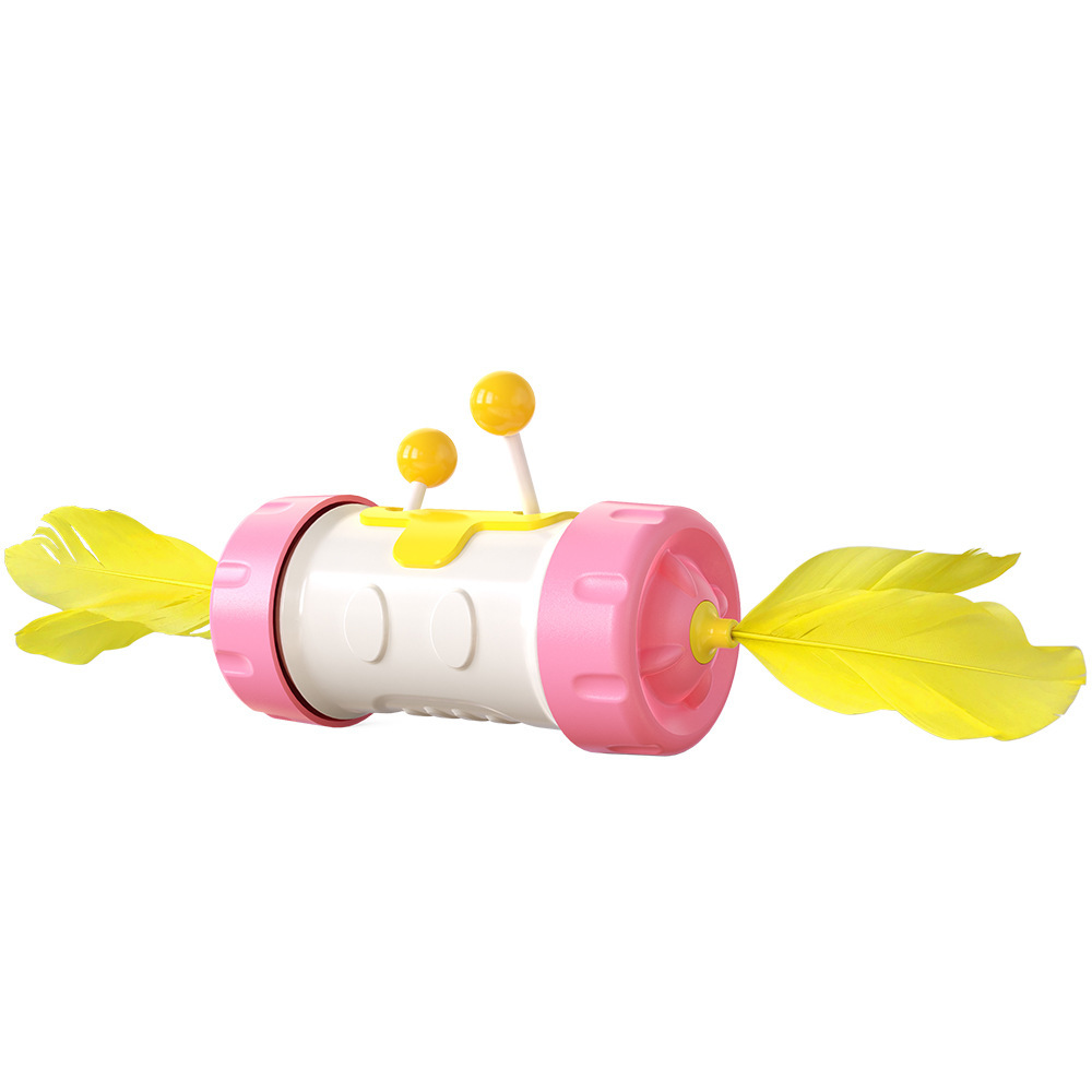 A new bestseller from a pet supplies manufacturer: Amazon Magic Wheel leak-Feeding Ball, turntable, and cat toy Application Scenario