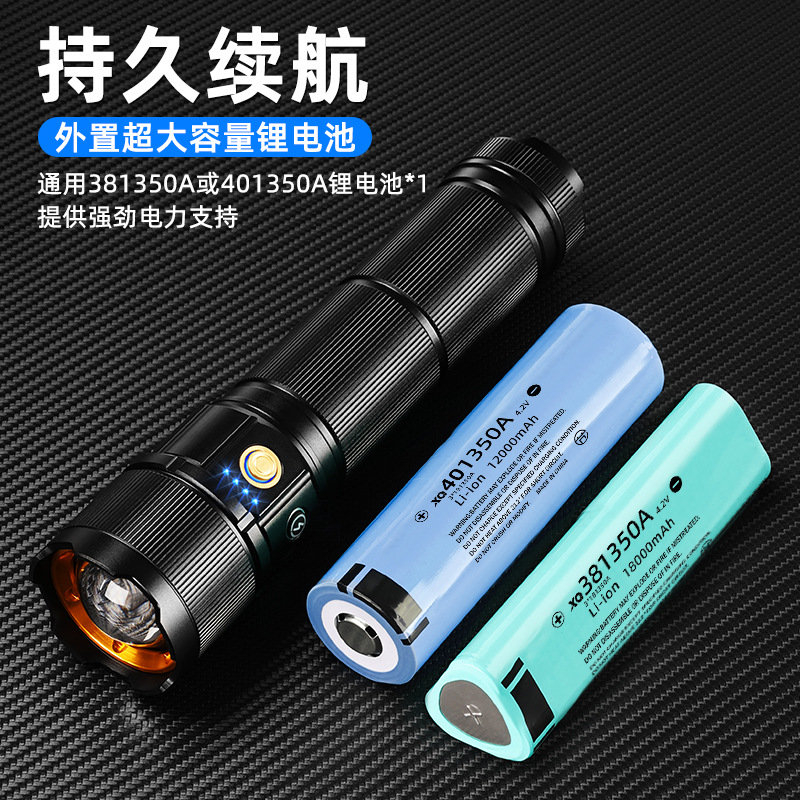 手电筒/强光手电筒/手电/手压电筒/电棒细节图