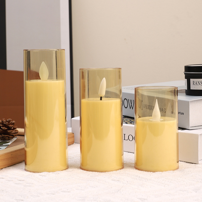 Led Electronic Candle Light Simulation Candle Decoration Western Restaurant Wedding Decoration Decoration Romantic Confession Direct Sales Application Scenario