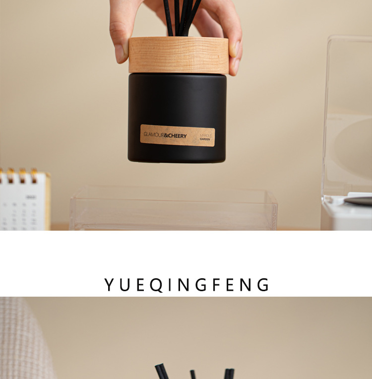 无火香薰精油扩香熏室内白茶香氛藤条香薰摆件厕所香薰除臭批发详情9