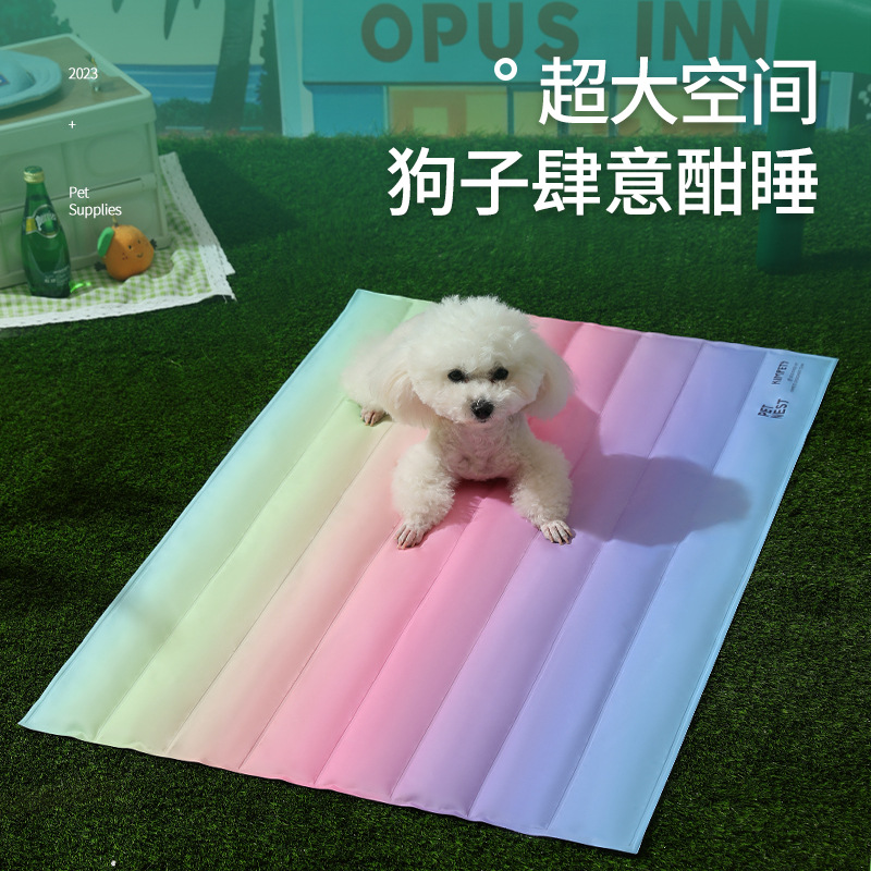 Dog ice mat, summer cooling mat, neck guard dog mat, sleeping dog bed sleeping mat, summer cool mat, pet floor mat