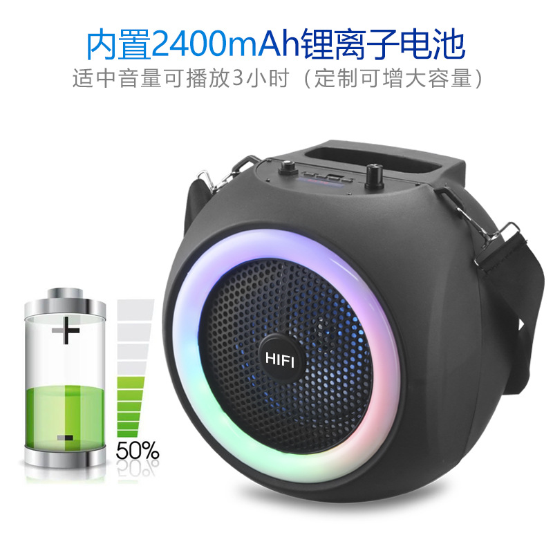Special Rx-6169 6.5-Inch Speaker Portable Desktop Computer Payment Store Bluetooth Audio Outdoor Large Volume Application Scenario