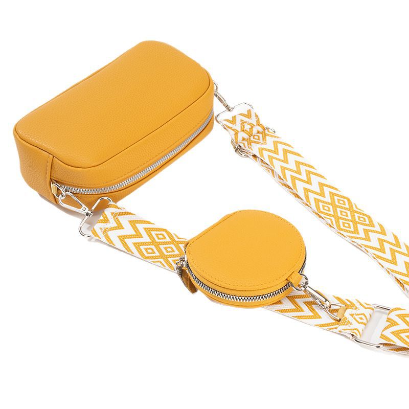 The New 2025 Fashion Cross-Border Large-Capacity Casual Solid-Color Broadband Commuter Versatile Single-Shoulder Crossbody Steamed Bun Mother Bag Item Picture