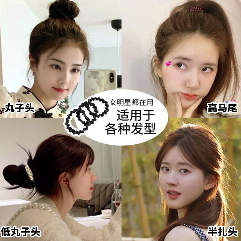 A high-end hair tie for women, a rubber band for tying hair, a high ponytail hair clip, a hair band, a simple and highly elastic hair accessory details Picture