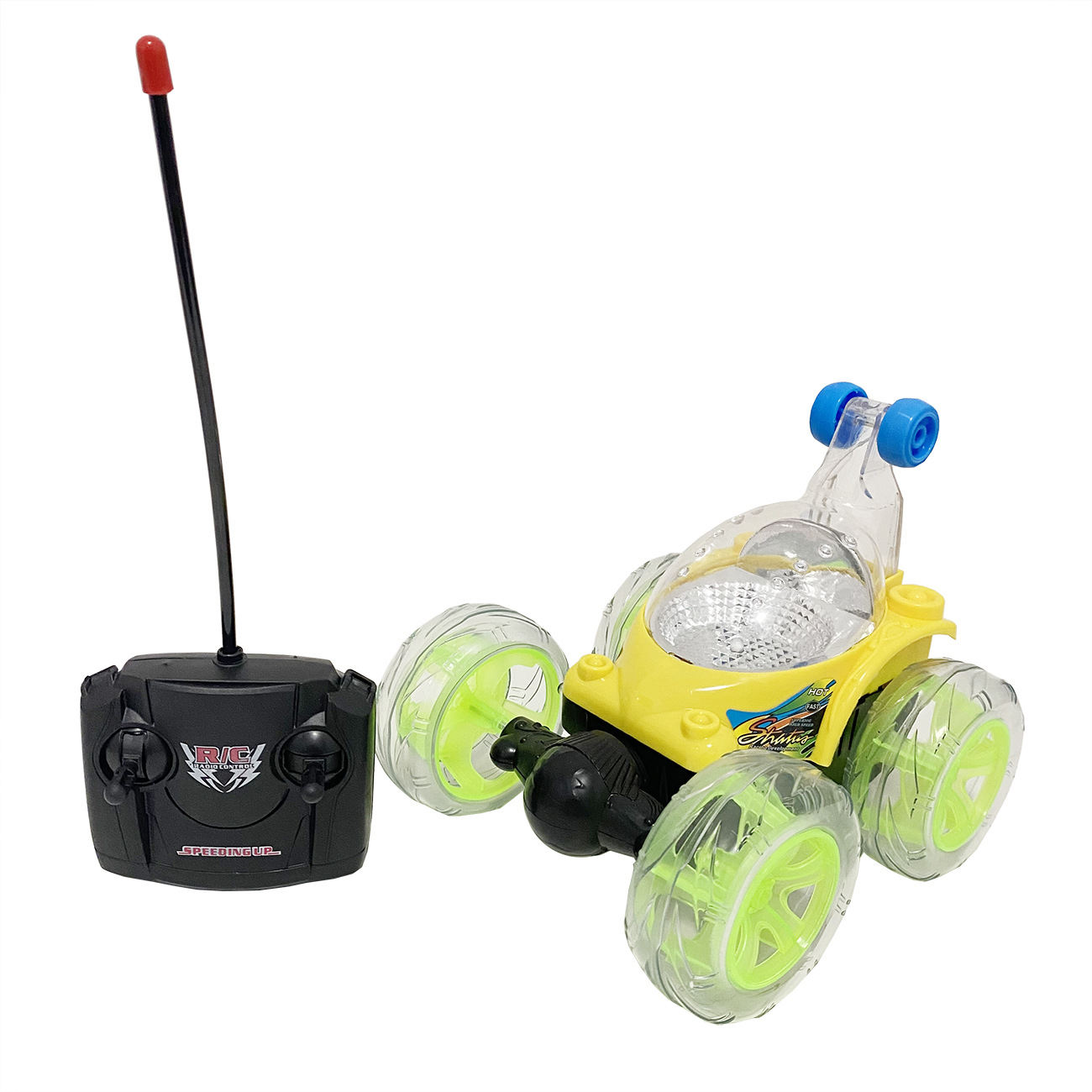 Cross-border best-selling rolling stunt car, electric toy, cool music, remote control car, charging, tipping, off-road car, gift Item Picture