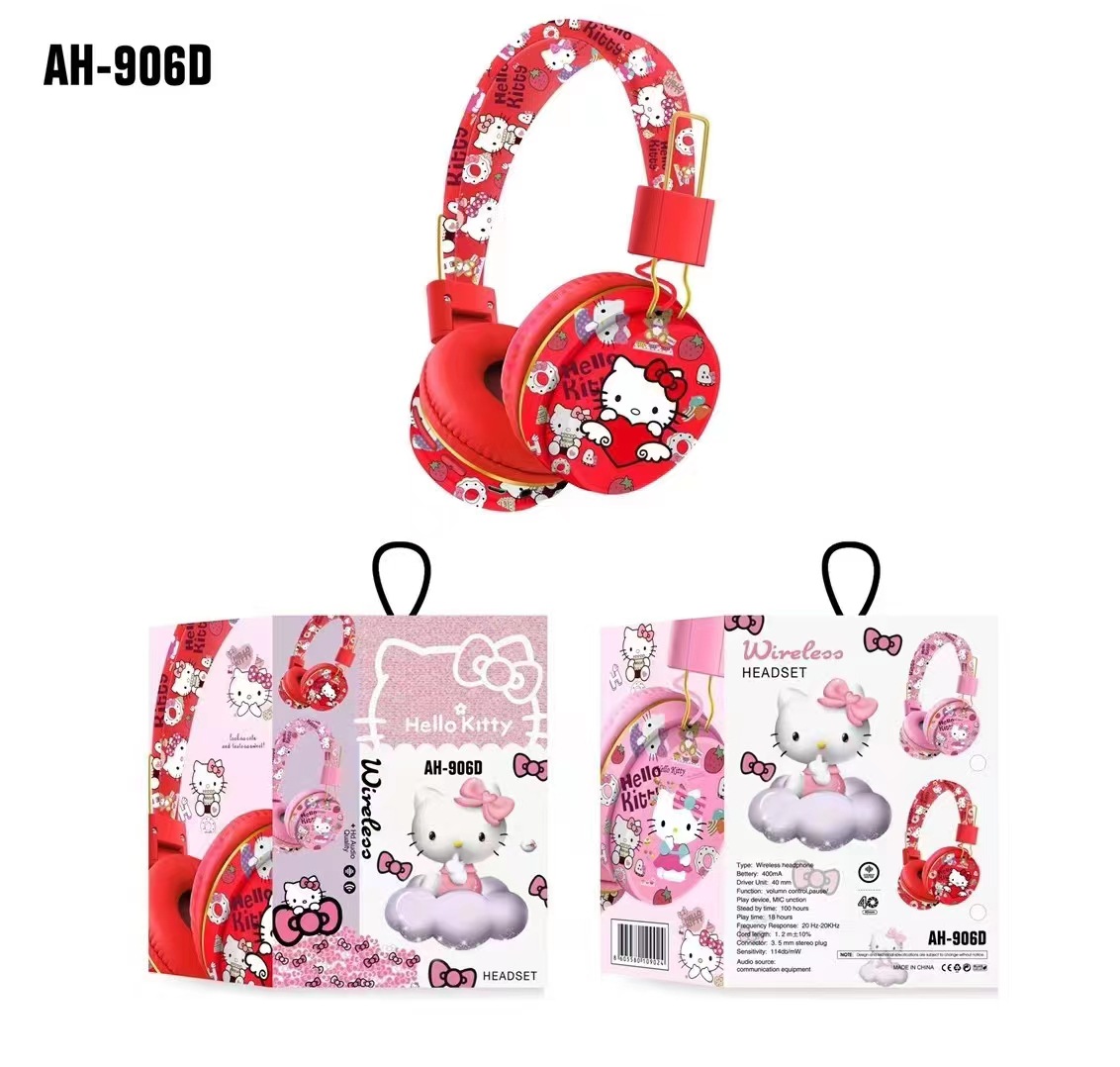 AH-906/卡通蓝牙耳机/无线头戴式耳机细节图