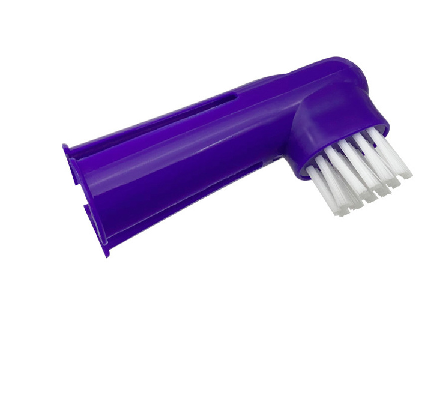 Pet toothbrush, dog toothpaste, toothbrush set, double-headed toothbrush, dog toothpaste set, cat and dog oral cleaning