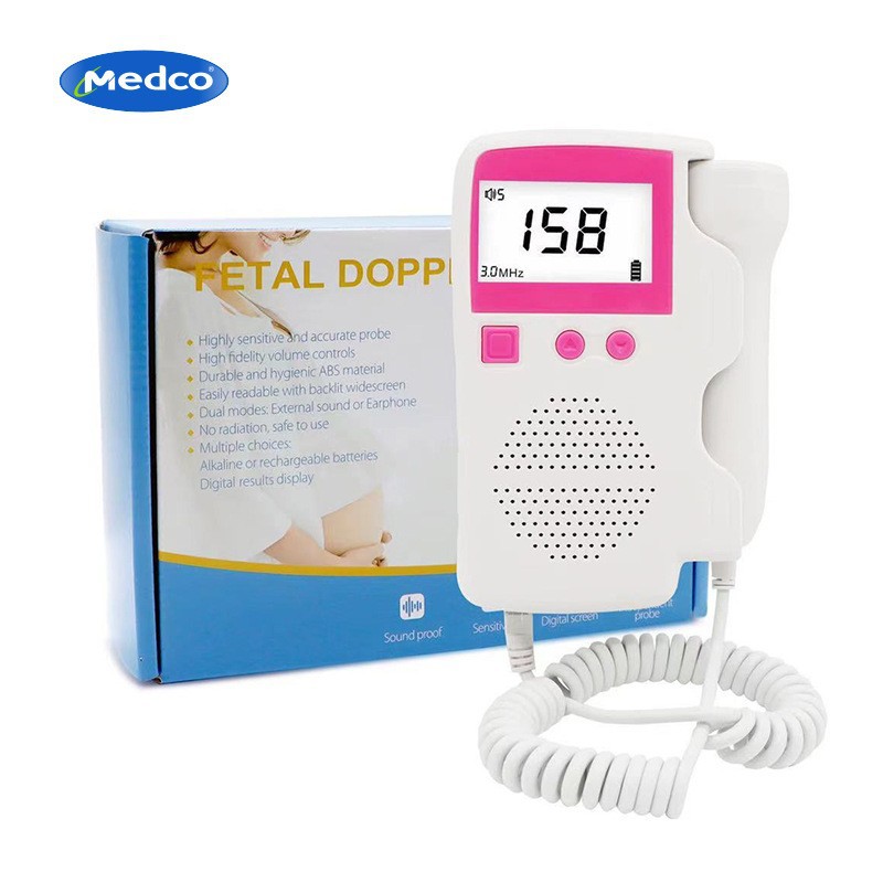 Cross-border foreign trade dedicated fetal doppler fetal movement and heart rate detector for pregnant women at home