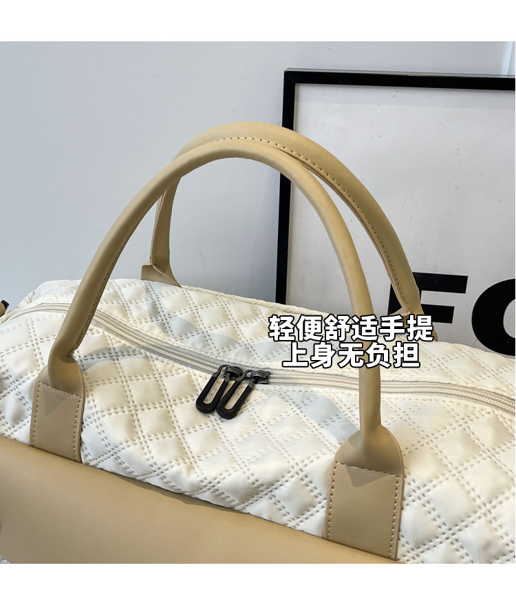 新款旅行包短途出差行李包女大容量运动健身包女士单肩斜挎手提包详情6