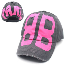 Independent designer new little Paris home alphabet Paris increase deepen baseball cap wholesale bump color cap