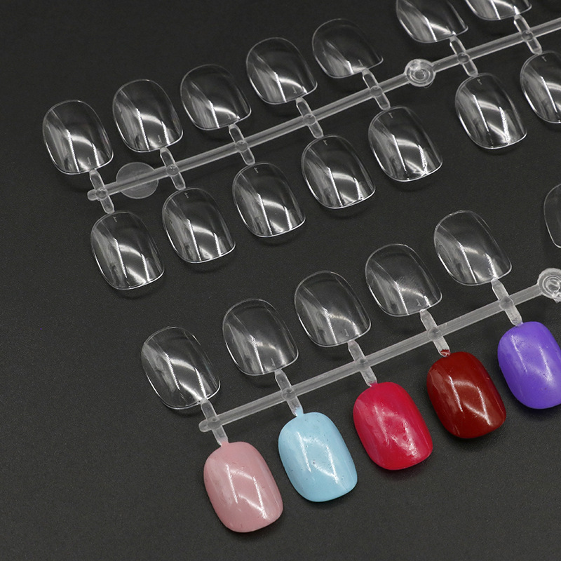 The original manufacturer's new 200-piece set of Japanese-style short square and round transparent natural-color armor plates specially designed for practice board making Application Scenario