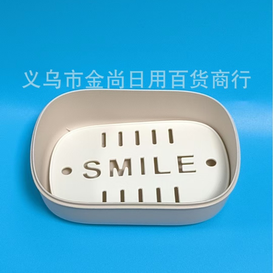 High appearance level Cool Bear Series covered soap box, double-layer draining washbasin, bathroom household soap box Application Scenario